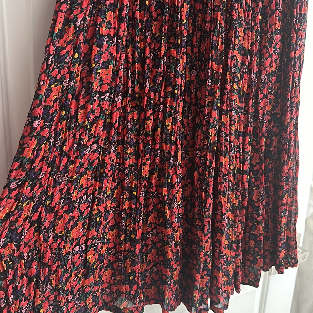 GAP crinkle Plissé maxi skirt